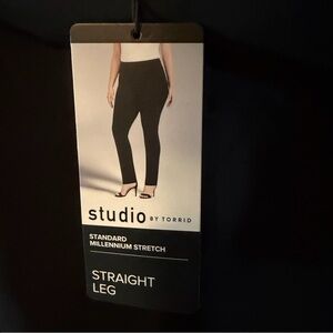 Torrid Studio Black Millennium Stretch Pants